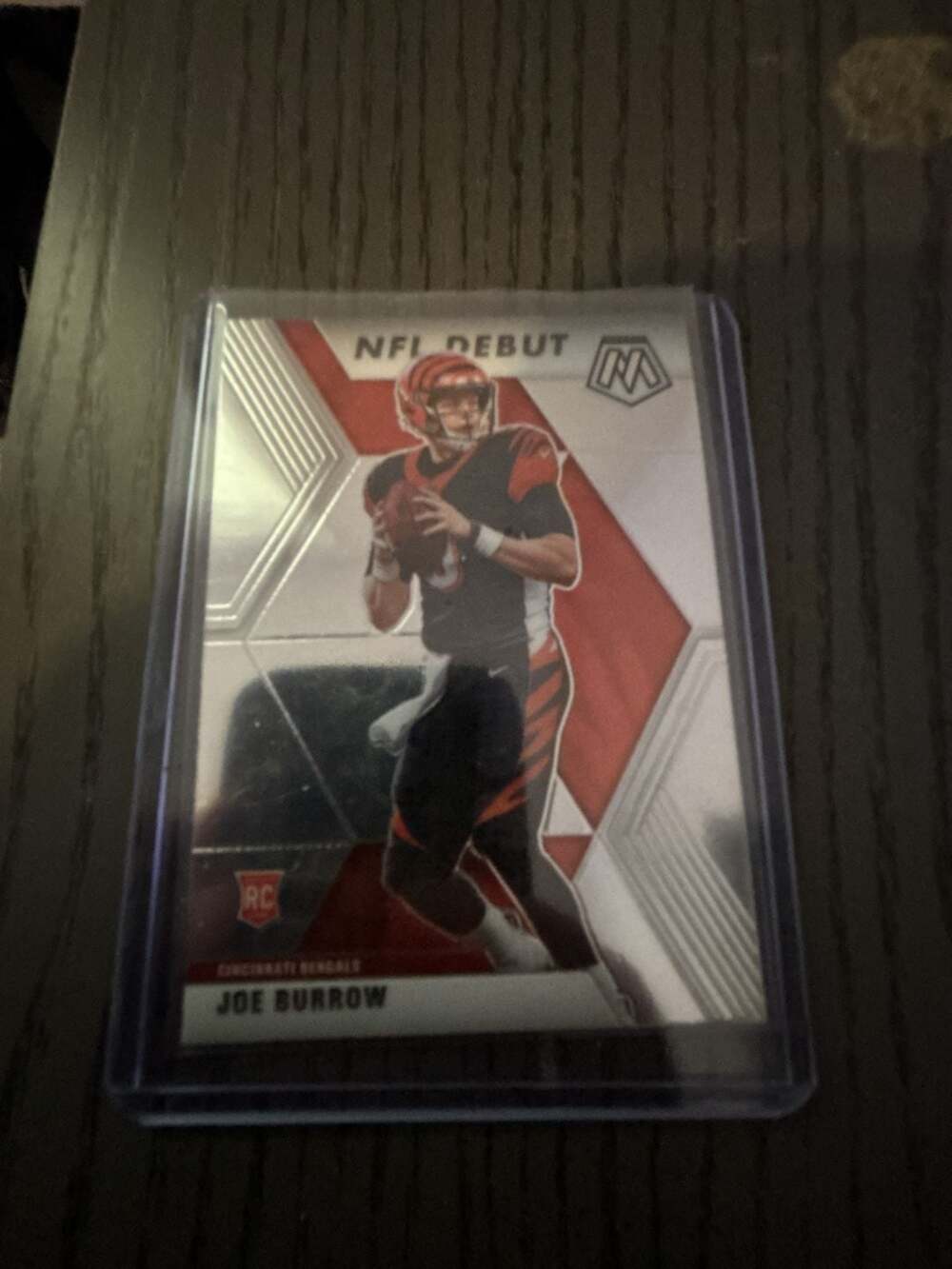 2020 Panini Mosaic Joe Burrow NFL Debut Rookie Card #262